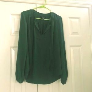 Dark Green Blouse